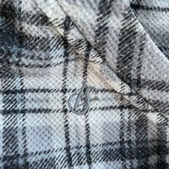 Victoria’s Secret Grey Plaid Long Pajama PJ Set M - Picture 9 of 10
